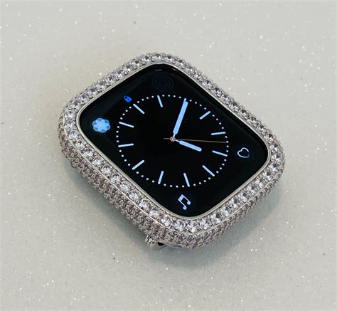 fake diamond apple watch around face